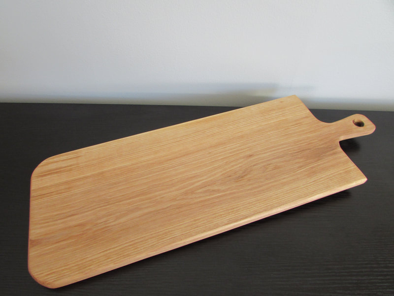 SOLD cutting board or charcuterie board with handle