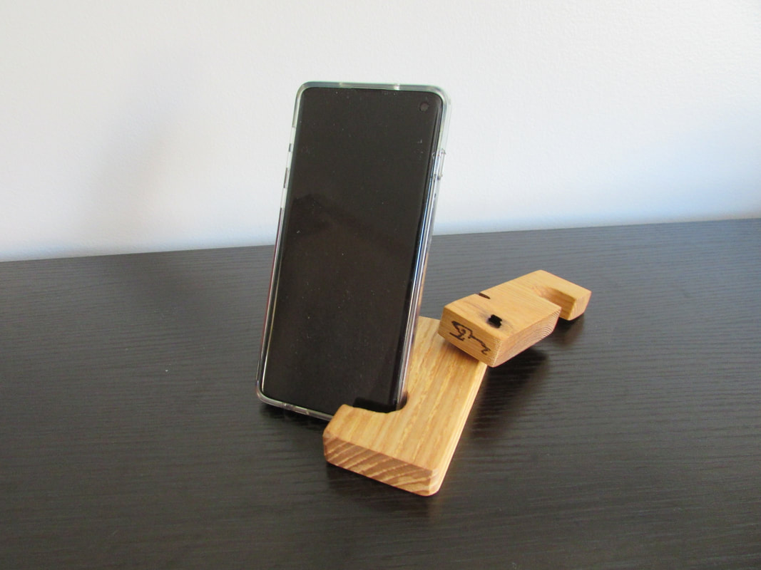 wooden cell phone stands